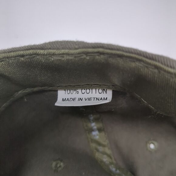 H Hornady Strapback Hat Green One Size Adjustable Embroidered 6 Panel - Picture 8 of 8